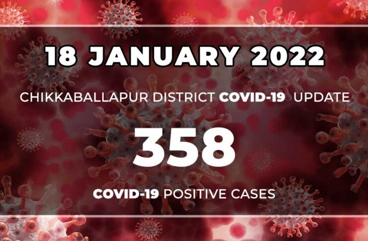 Chikkaballapur District Covid-19 Update Positive Cases 18 January 2022