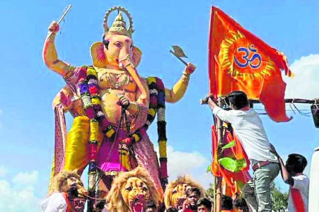 Gauribidanur Hindu Jagran Forum Ganesha Visarjan