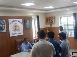 Chikkaballapur Deputy Commissioner N M Nagaraj Gauribidanur Visit
