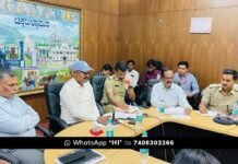 ರಾಜಕೀಯ ಪಕ್ಷಗಳು ಬ್ಯಾನರ್ ಮತ್ತು ಪೋಸ್ಟರ್ಗಳನ್ನು ಅಂಟಿಸುವಂತಿಲ್ಲ – DC District Collector N.M. Nagaraj giving Instructions to officers regarding upcoming elections