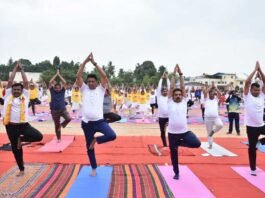 International Day Of Yoga Chikkaballapur M C Sudhakar