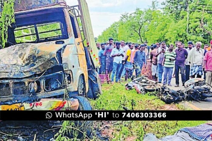 10JunCBP01 Chintamani Road Accident Couple Death