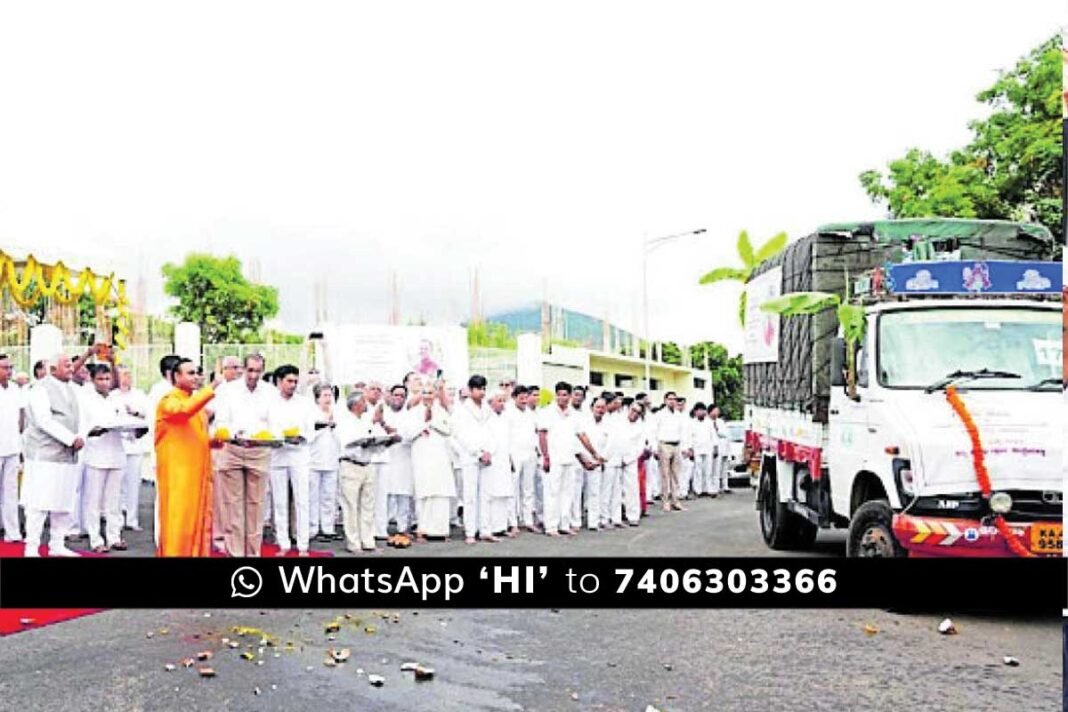 Sadhguru Madhusudana Sai Birth anniversary grama seva