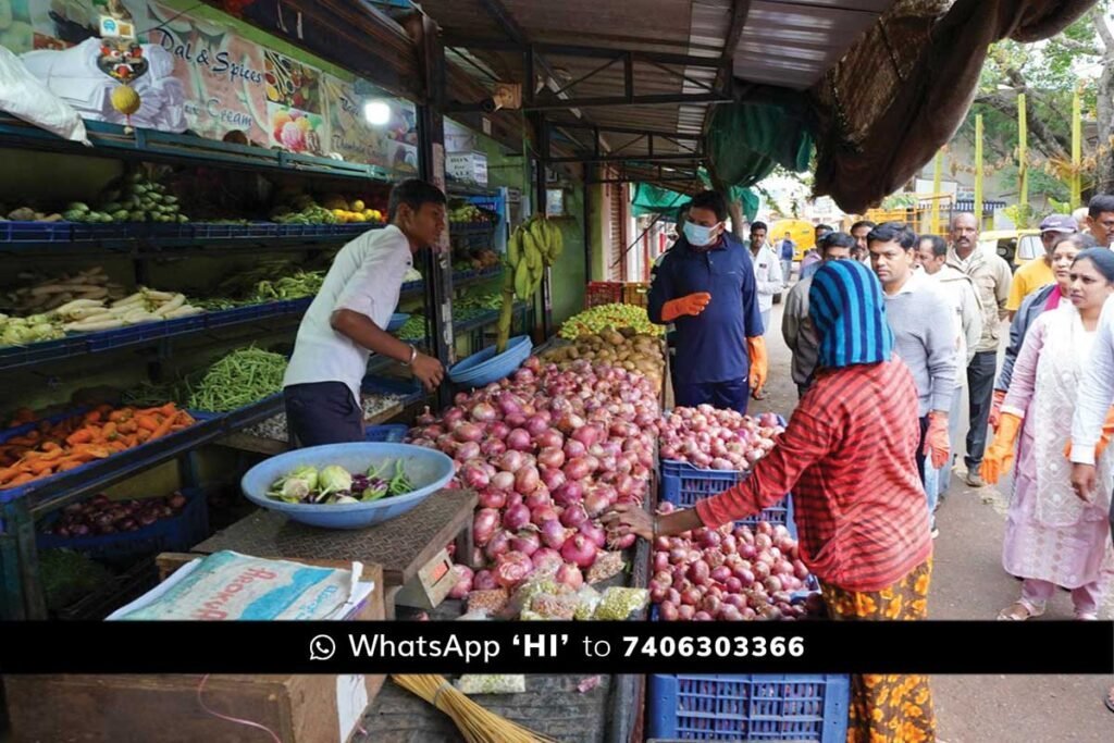 Sidlaghatta T B Road Footpath Encroachment 