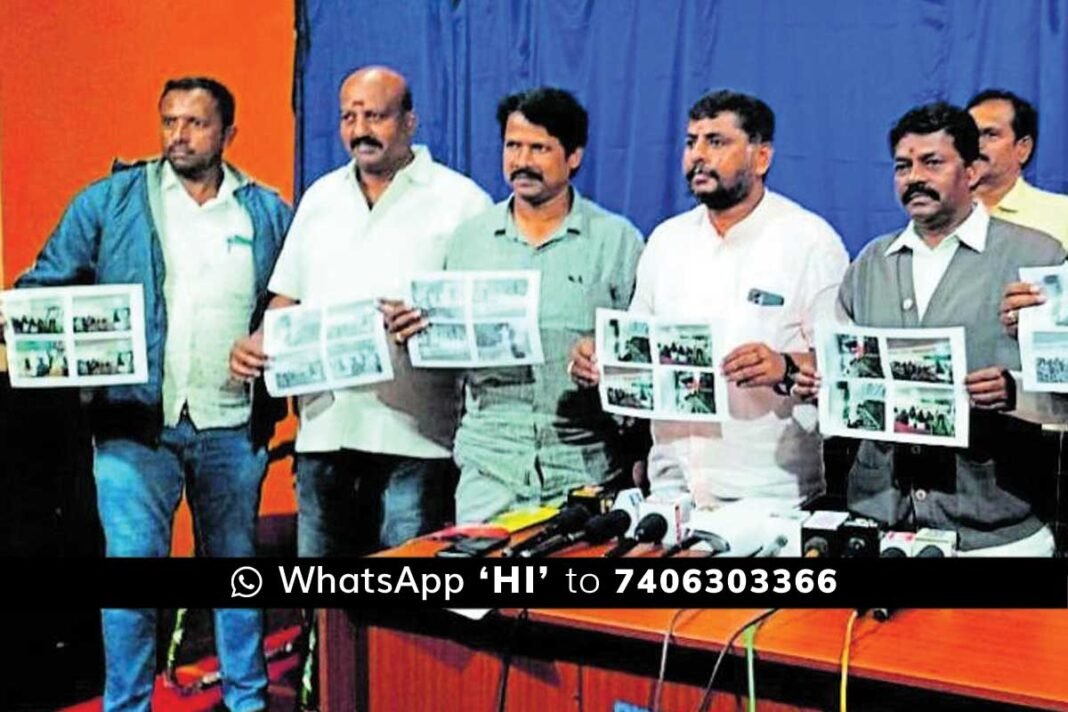 Anand Reddy Babu Press meet on Chikkaballapur MLA Pradeep Eshwar