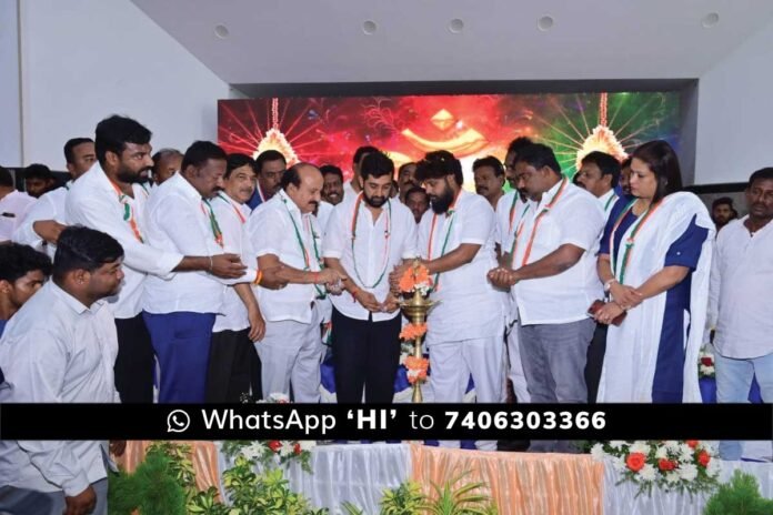 19JAugCBP01 Chikkaballapur Congress Pehla Vote Program Raksha Ramaiah