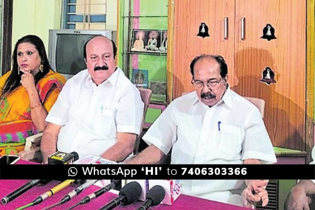 M Veerappa Moily Press meet