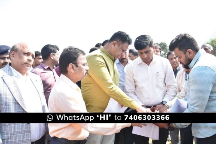 Nandi Hills Rope Way Place Inspection Dr M C Sudhakar