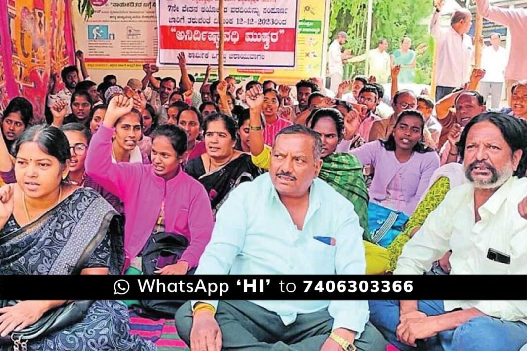 Chikkaballapur Rural postal employees Protest