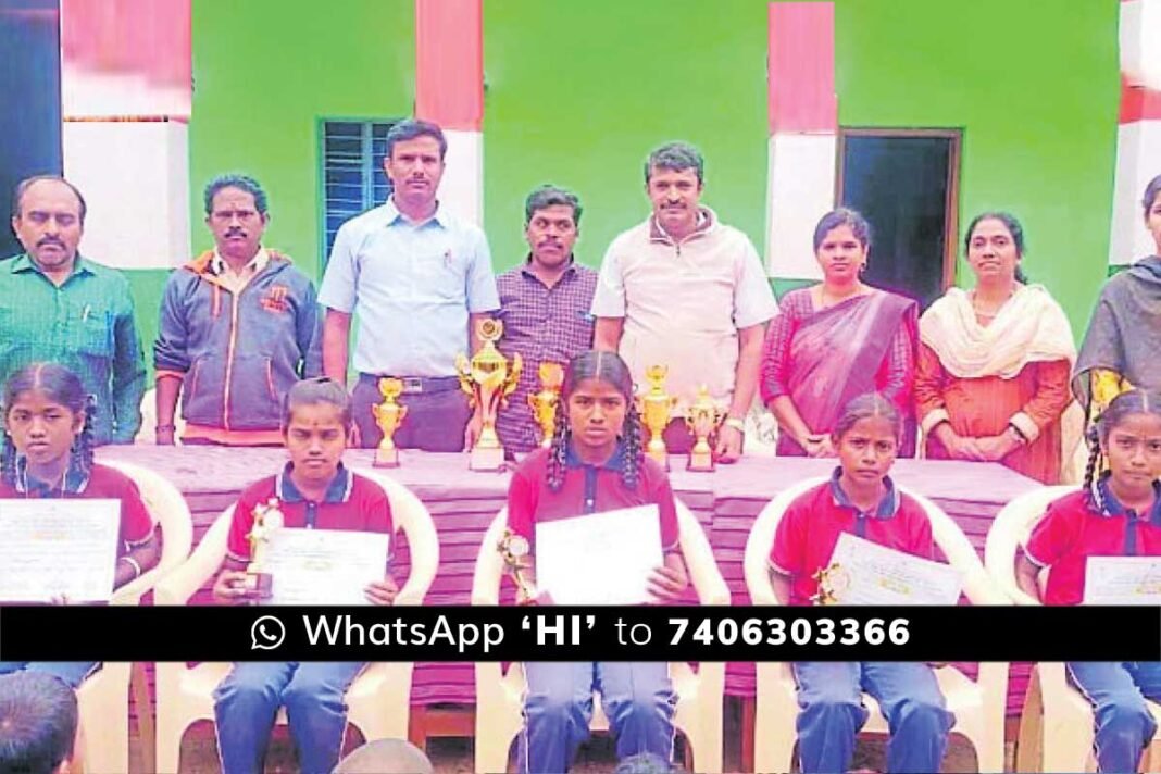 Bagepalli student Ball Badminton national level section