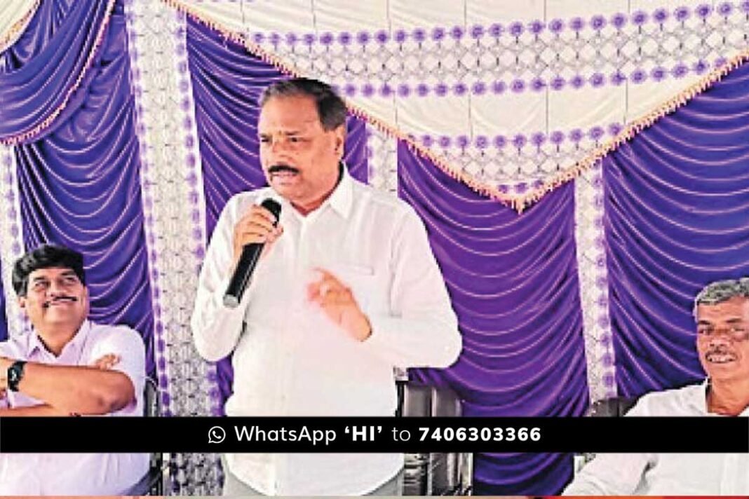 Gauribidanur Lokasabha Election MLA K H Puttaswamy Gowda Meeting