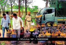 ಸಿಲಿಂಡರ್ ರಿಫಿಲ್ಲಿಂಗ್ ಘಟಕದ ಮೇಲೆ ಅಧಿಕಾರಿಗಳ ದಾಳಿ KGF Illegal Gas Refilling Raid