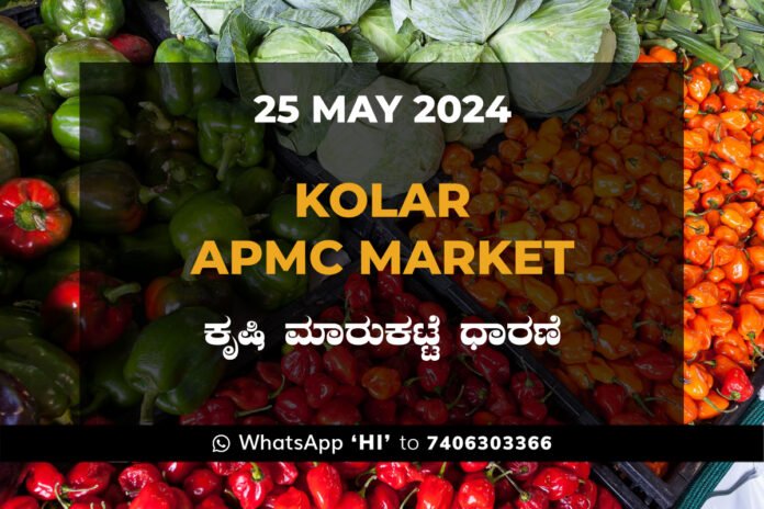 Kolar APMC Agriculture Market ಕೋಲಾರ ಕೃಷಿ ಮಾರುಕಟ್ಟೆ ಧಾರಣೆ