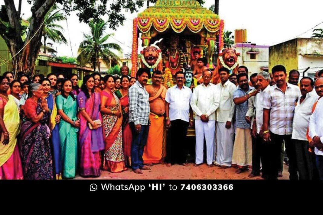 Chikkaballapur Hosahudya Plegue Maramma Rathotsava
