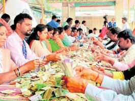 Malur Chikka Tirupathi temple hundi counting