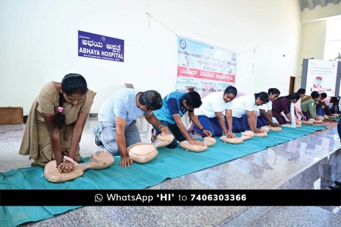 Chikkaballapur Police first aid and CPR Training