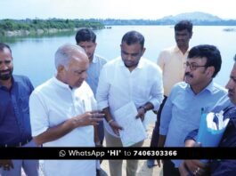 N S Boseraju Chikkaballapur Visit