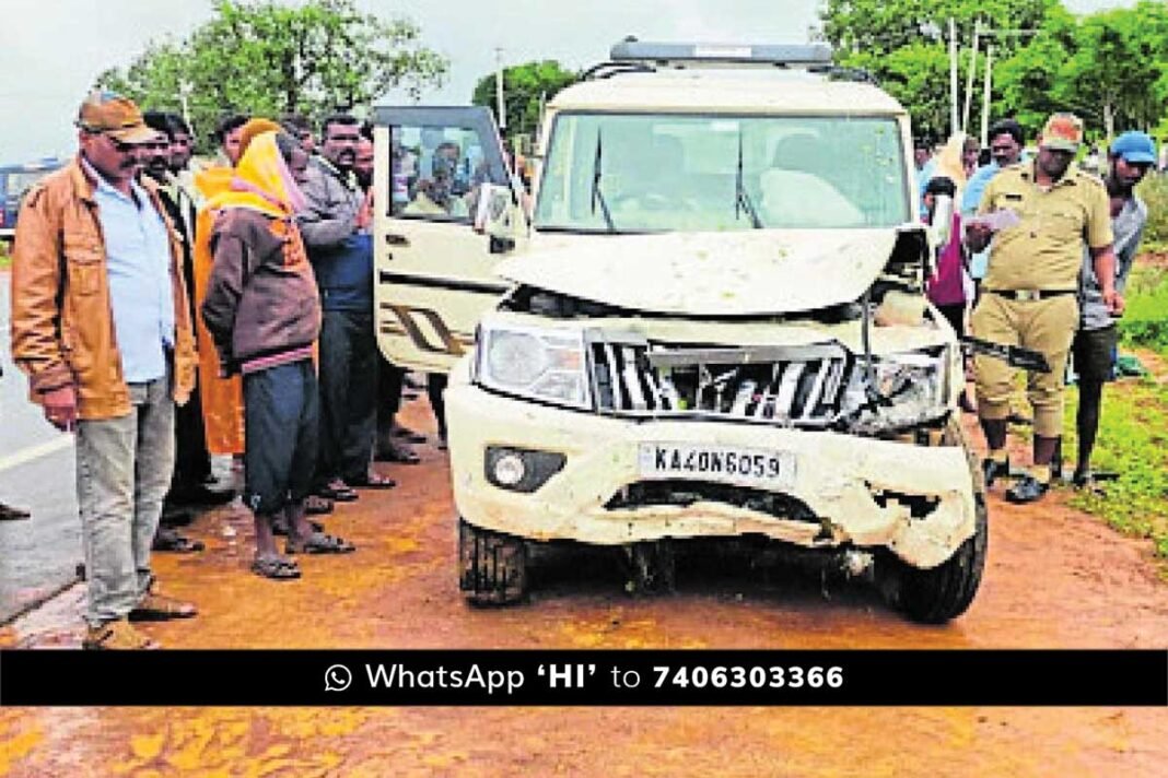 Chintamani Dandupalya Jeep Bike Accident