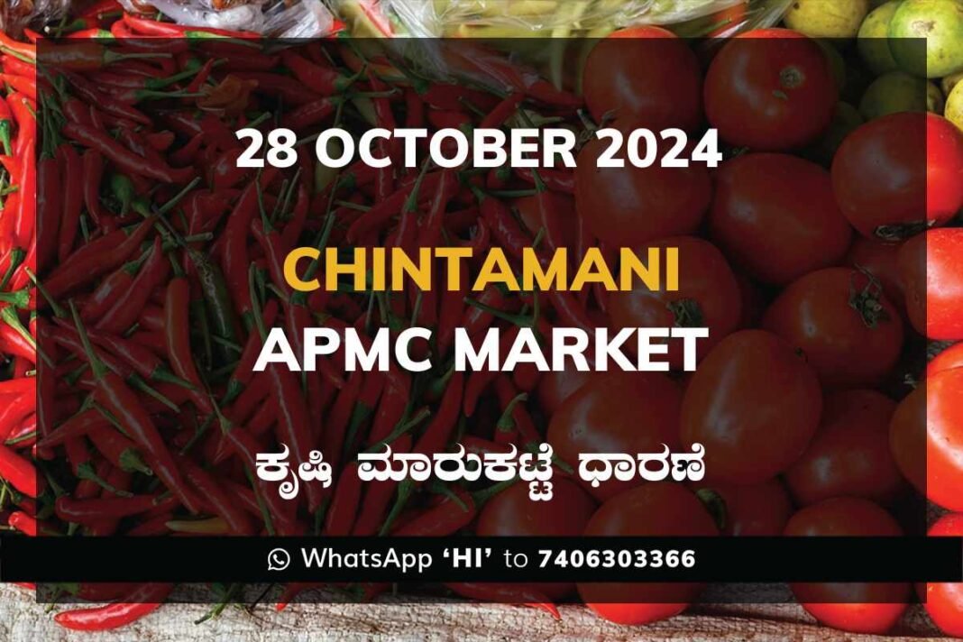 Chintamani APMC Agriculture Market ಚಿಂತಾಮಣಿ ಕೃಷಿ ಮಾರುಕಟ್ಟೆ ಧಾರಣೆ