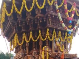 Chikkaballapur Nandi Sri Bhoga Nandishwara Temple Chariot