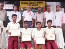 Chikkaballapur Panchagiri High school Air Pollution Awareness