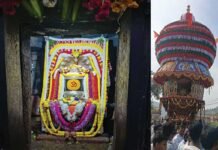 ಕಾರ್ತಿಕ ಸೋಮವಾರದ ಸಂಭ್ರಮ: ದೇಗುಲಗಳಲ್ಲಿ ವಿಶೇಷ ಪೂಜೆ, ಅಭಿಷೇಕ Chikkaballapur Nandi Bhoganandishwara Temple Kartika Last Monday