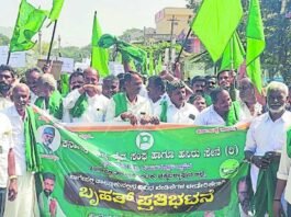 Bagepalli farmer protest