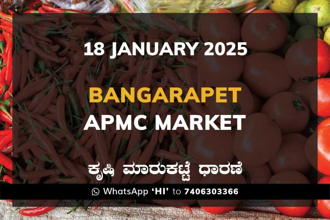 Bangarapet APMC Agriculture Market ಬಂಗಾರಪೇಟೆ ಕೃಷಿ ಮಾರುಕಟ್ಟೆ ಧಾರಣೆ