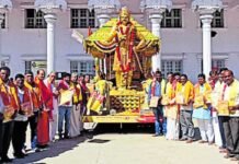 ಕೃಷ್ಣದೇವರಾಯರ ರಥಕ್ಕೆ ಚಾಲನೆ Krishnadevaraya Ratha inauguration Kaiwara