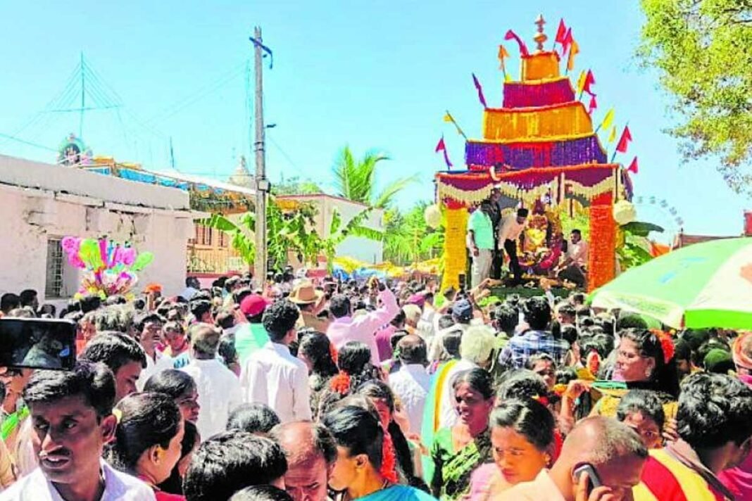 Chikkaballapur Chitravathi Subramnyeshwara Rathotsava