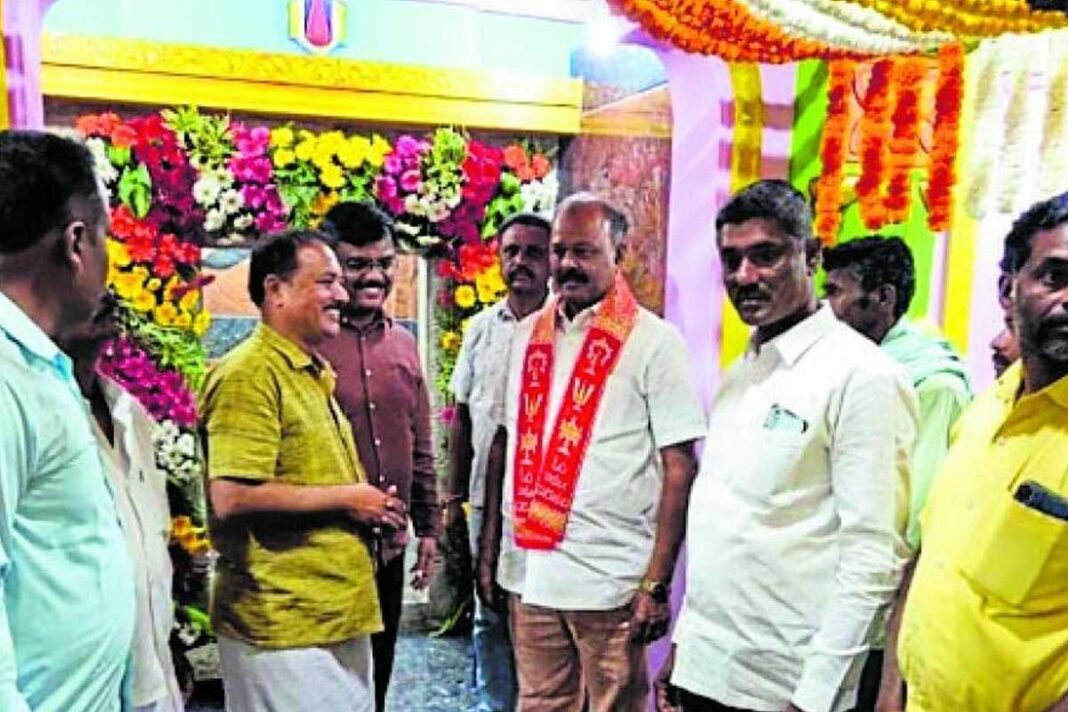 Chelur palyakere lakshmi venkateshwara temple inauguration