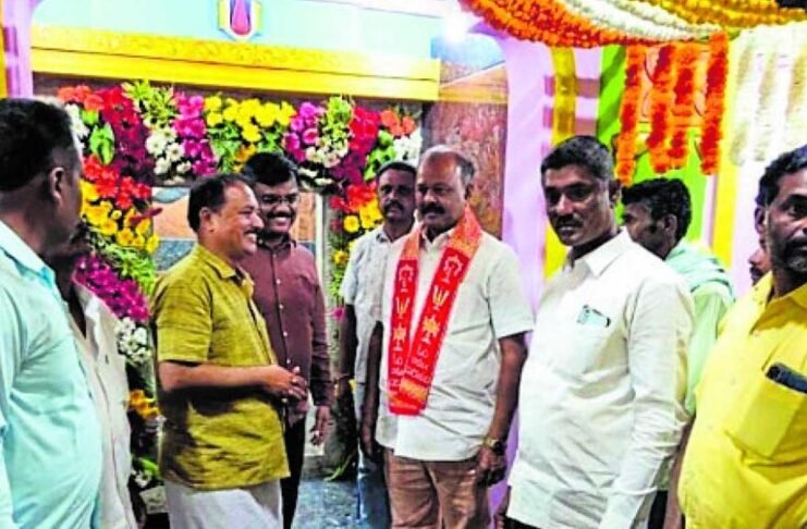 Chelur palyakere lakshmi venkateshwara temple inauguration