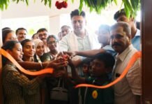ಮಕ್ಕಳಿಗೆ ಸಚಿವರಿಂದ English ಪಾಠ Chintamani Kaiwara KPS School New Rooms Inauguration Dr MC Sudhakar