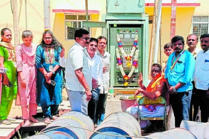 Gudibande Nadavana Halli bescom F 13 Line Inauguration