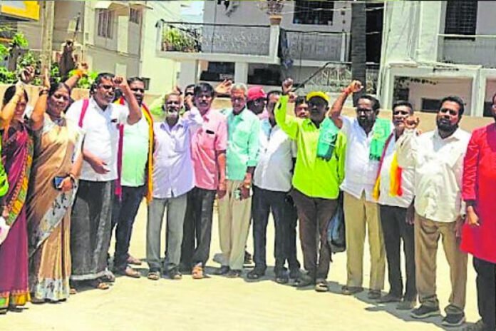 all india general strike Bagepalli pre meeting