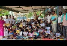 ವಿಶ್ವ ಯೋಗ ದಿನಾಚರಣೆ, ಲೇಖನಸಾಮಗ್ರಿಗಳ ವಿತರಣೆ