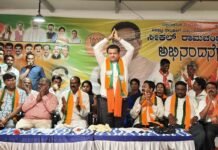 BJP ನೂತನ ಜಿಲ್ಲಾ ಅಧ್ಯಕ್ಷರ ಮೆರವಣಿಗೆ ಮತ್ತು ಅಭಿನಂದನಾ ಕಾರ್ಯಕ್ರಮ