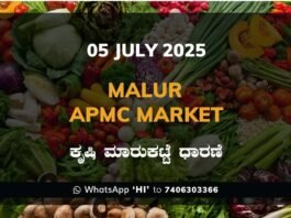 Malur APMC Market ಮಾಲೂರು ಕೃಷಿ ಮಾರುಕಟ್ಟೆ ಧಾರಣೆ