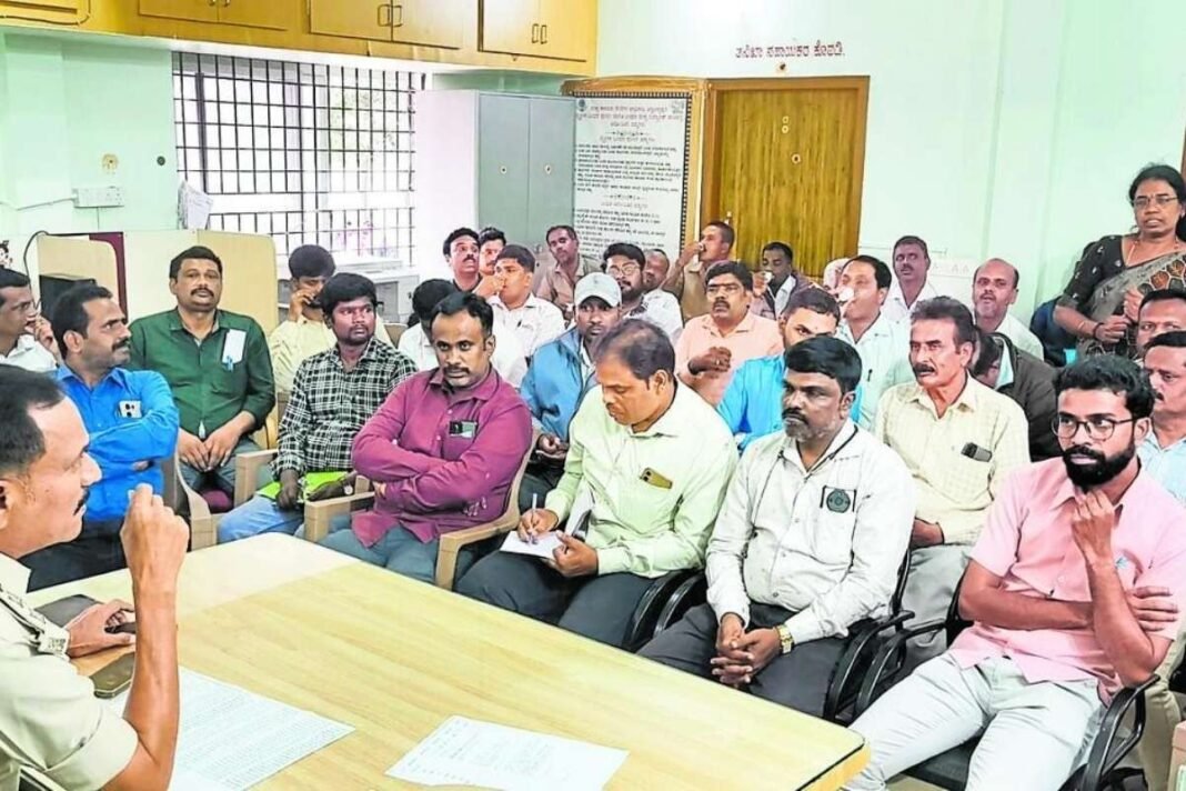 Chintamani Police School Children Transport Safety Meeting