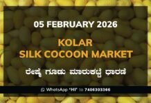 Kolar Silk Cocoon Market: 05 February 2026