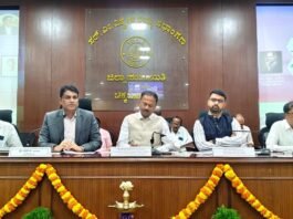 Guarantee schemes review meeting Chikkaballapur MLA Dinesh Gooligowda