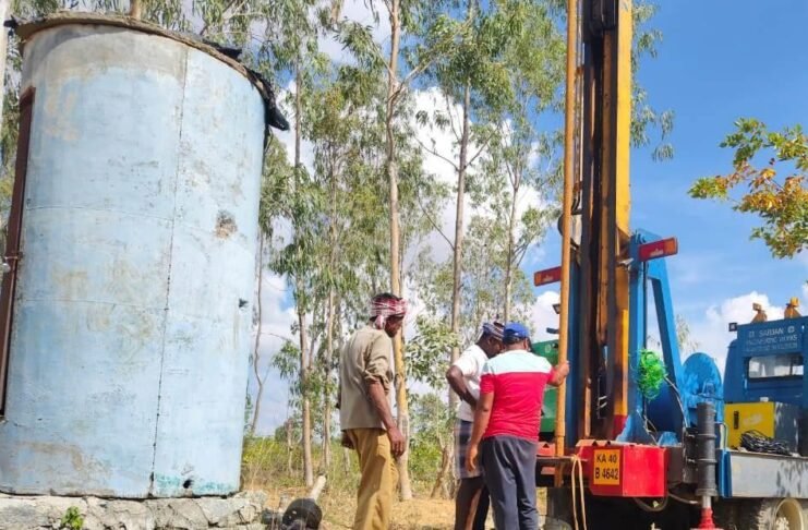 Borewell drilling drinking water Tokalahalli Siddaghatta