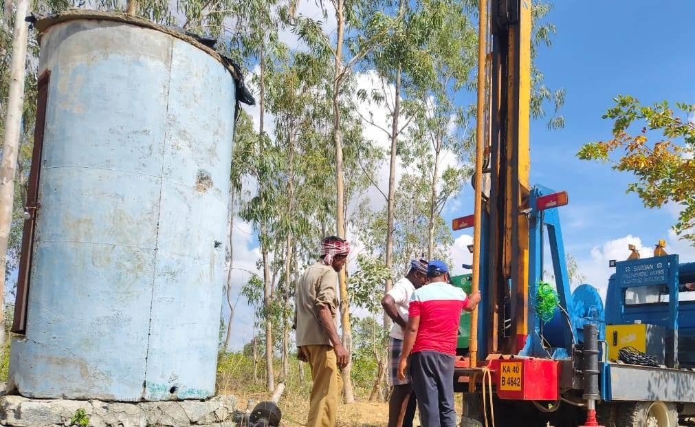 Borewell drilling drinking water Tokalahalli Siddaghatta