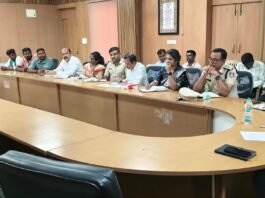 DC G Prabhu illegal mining crackdown meeting Chikkaballapur