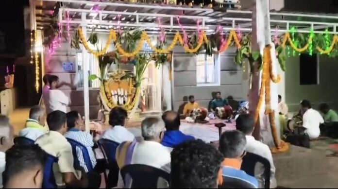 Manchanabale Sri Someshwara Swamy temple evening puja music program